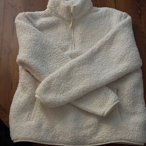 Wondershop Cream Sherpa Turtleneck Sweater